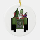 Search for tractor christmas tree decorations Santa