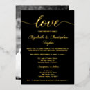 Search for 50 year anniversary invitations Black gold