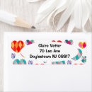 Search for valentines return address labels Blue