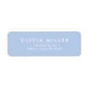 Search for blue sky return address labels Minimalist