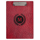 Search for leather clipboards Red