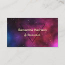 Search for astronomy business cards Cosmic