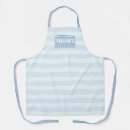 Search for light blue aprons Striped