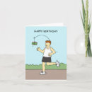 Search for funny running birthday cards For him