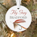 Search for fishing lure christmas tree decorations For him