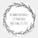 Search for black white floral stickers Wreath