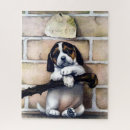Search for beagle puppy puzzles Illustration
