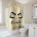 Search for glitter shower curtains Girly