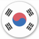 Search for flag south korea stickers Travel