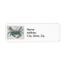 Search for crabs return address labels Blue