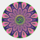 Search for round mandala stickers Aum