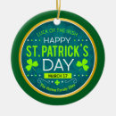 Search for irish blessing christmas tree decorations Shamrock