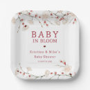 Search for cherry blossom paper plates Baby in bloom