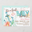 Search for nautical baby girl shower invitations Blue