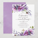 Search for purple confirmation invitations Watercolor