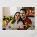Search for brush script christmas cards Foil
