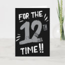 Search for funny 12th birthday cards Humour