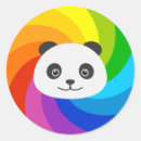 Search for panda rainbow stickers Bear