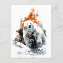 Search for watercolor bear postcards Modern
