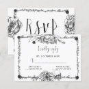 Search for white flowers invitations Black and white