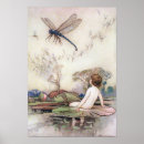 Search for dragonfly illustration posters Vintage book illustration