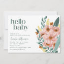 Search for pink and mint baby shower invitations Modern