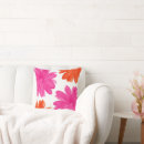 Search for hot pink and orange cushions Flowers