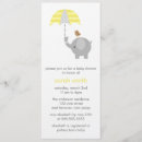 Search for yellow elephant baby shower invitations Animals