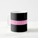 Search for pink and black coffee mugs Cute