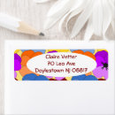Search for pansies return address labels Yellow