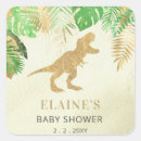 Search for dinosaur square stickers T rex