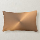 Search for metallic bronze cushions Copper