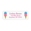 Search for ice cream return address labels Sprinkles