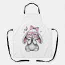 Search for gamer girl aprons Bunny
