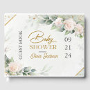 Search for baby shower guest books Gold