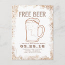 Search for beer save the dates Watercolor