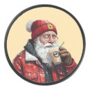 Search for santa hockey pucks Winter