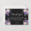 Search for gothic wedding thank you cards Purple