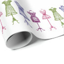 Search for vintage dress wrapping paper Elegant