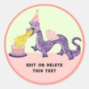 Search for dragon birthday stickers Funny