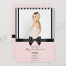 Search for stripes sweet 16 invitations Glam