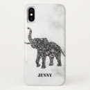 Search for floral elephant iphone cases White