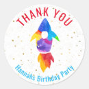 Search for rocket stickers Watercolor