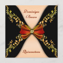 Search for orange quinceanera invitations Flowers