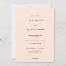 Search for pastel pink wedding invitations Simple