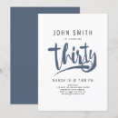 Search for male 30th birthday invitations Masculine