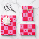 Search for pink plaid wrapping paper Hearts