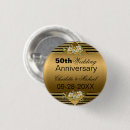 Search for 50th wedding anniversary badges Typography