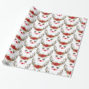 Search for gold reindeer wrapping paper Country