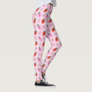 Search for strawberry pattern leggings Red